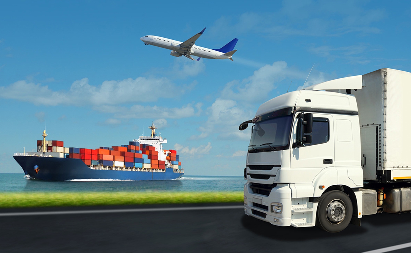 Logistics. Международные перевозки. Транспорт для перевозки грузов. Автотранспортные морские и авиаперевозки.